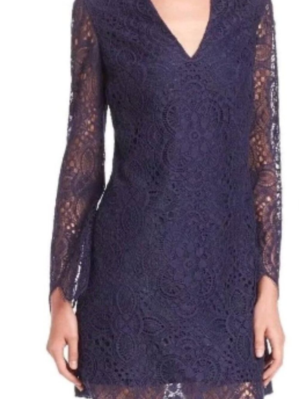 Lilly Pulitzer Lace Mini Dress Blue Size 4